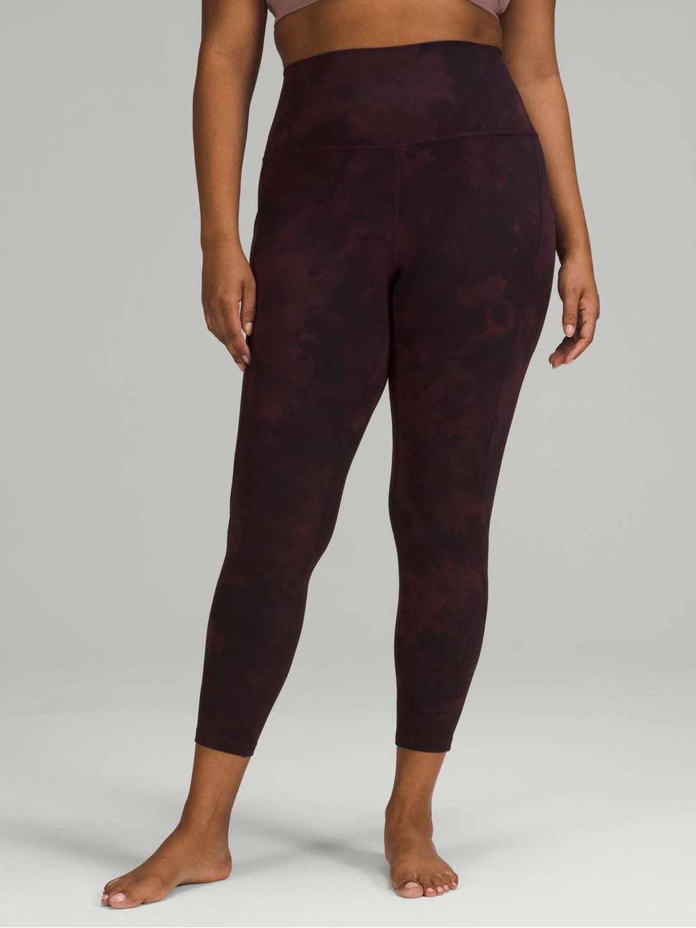 lululemon athletica Women's Maroon Tie-Dye Align Jogger Leggings